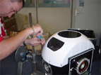 Service repair of thermal imaging camera